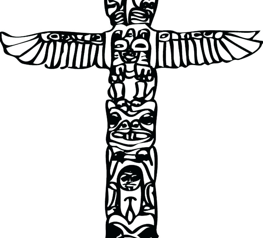 Totem Pole Drawing | Free download on ClipArtMag