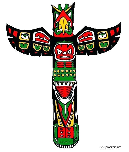 540x634 totem pole drawings totem pole raven tattoo