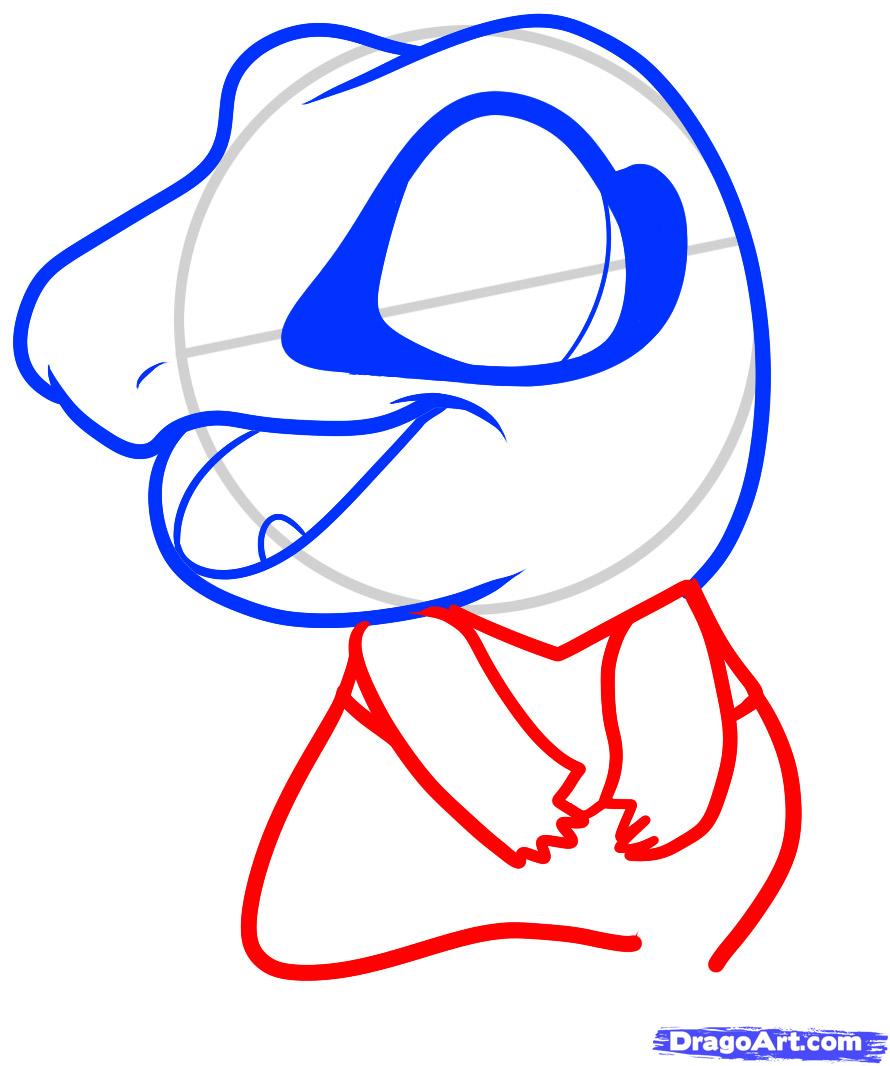 890x1066 Draw Chibi Totodile, Totodile, Step