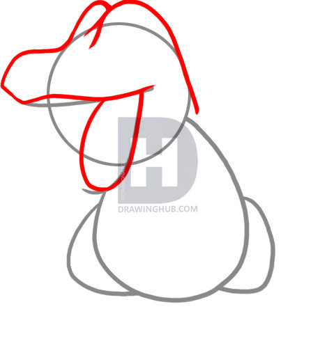 459x490 How To Draw Totodile, Step