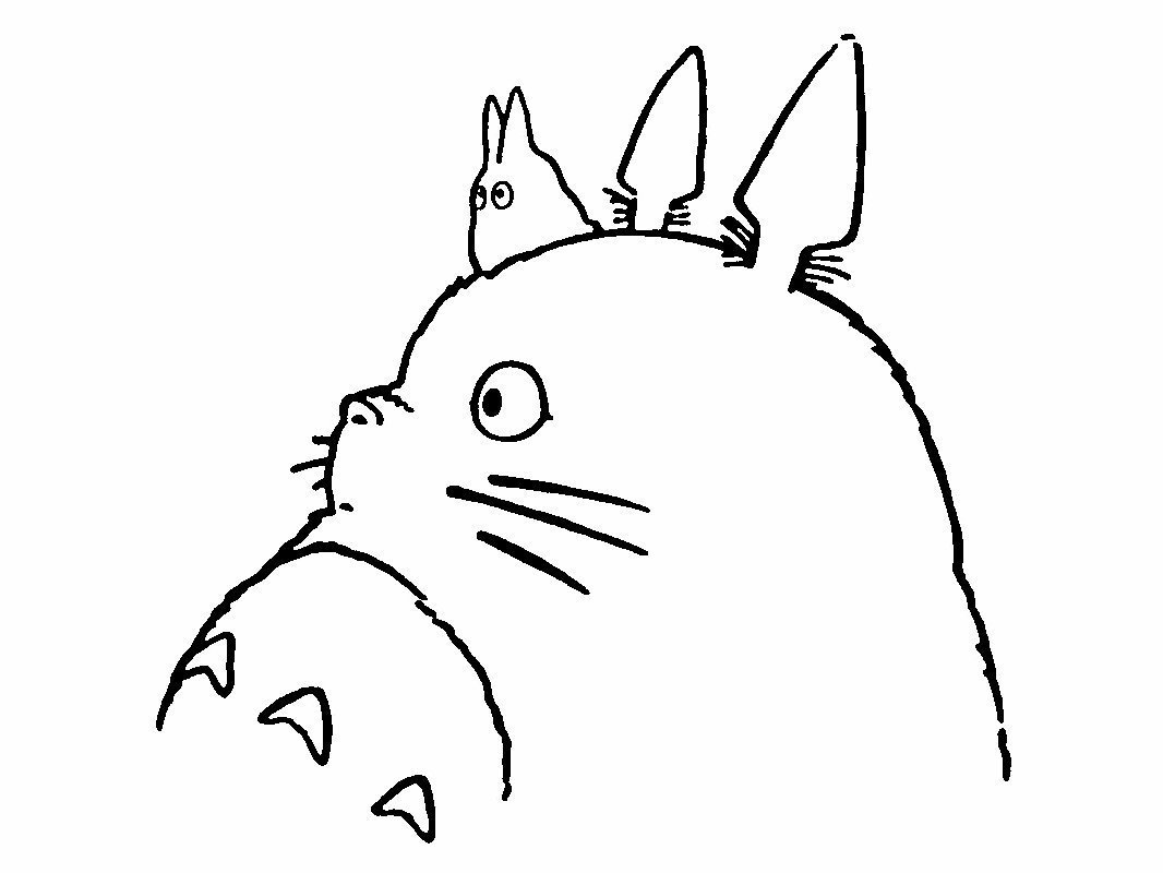 Totoro Drawing | Free download on ClipArtMag