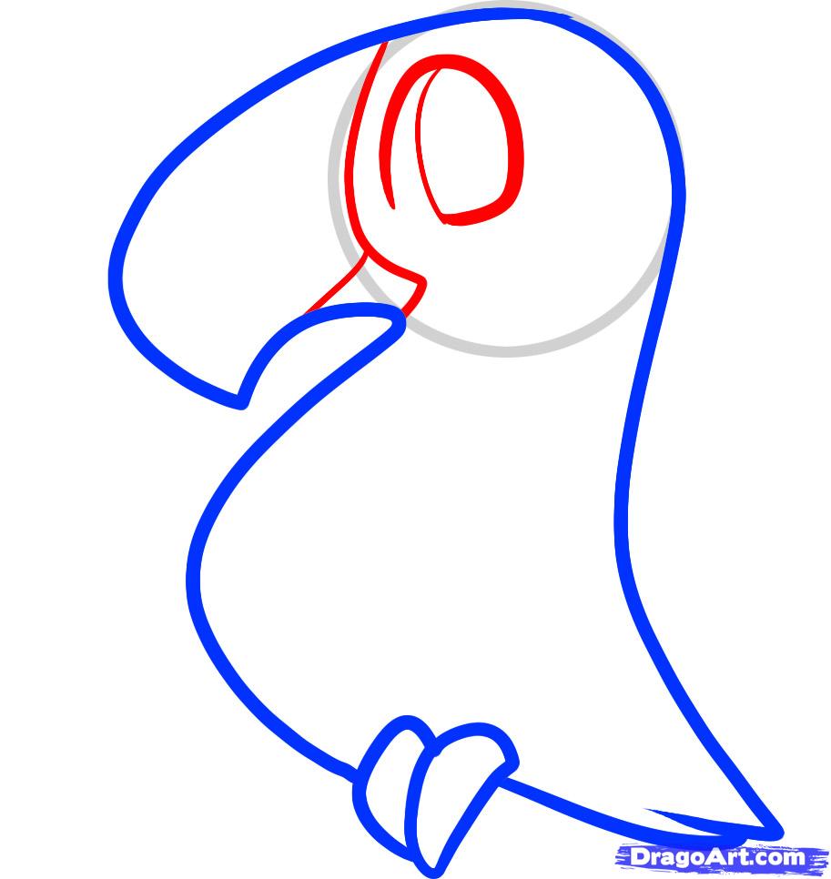 913x966 Draw A Toucan For Kids, Step