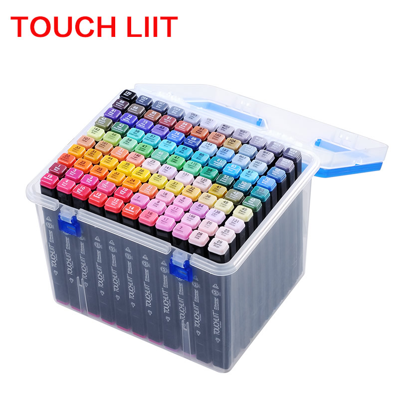 800x800 Genuine Touch Liit Oily Double Headed Color Marker Pen Set