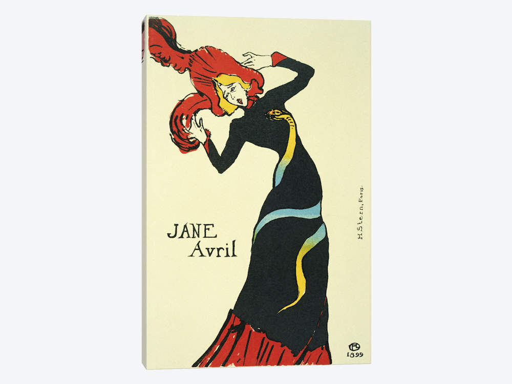 1000x750 jane avril vintage poster canvas p henri de toulouse lautrec