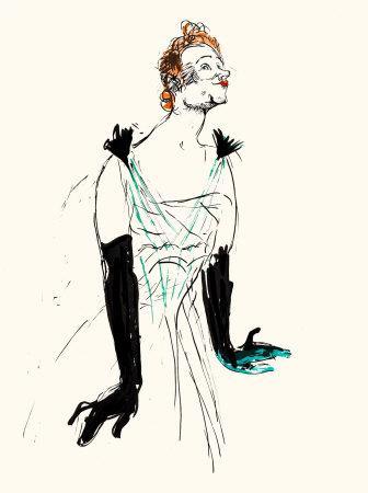 336x450 Yvette Guilbert Art Print