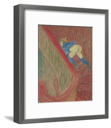 389x450 Dans L'escalier De La Rue Des Moulins, Giclee Print