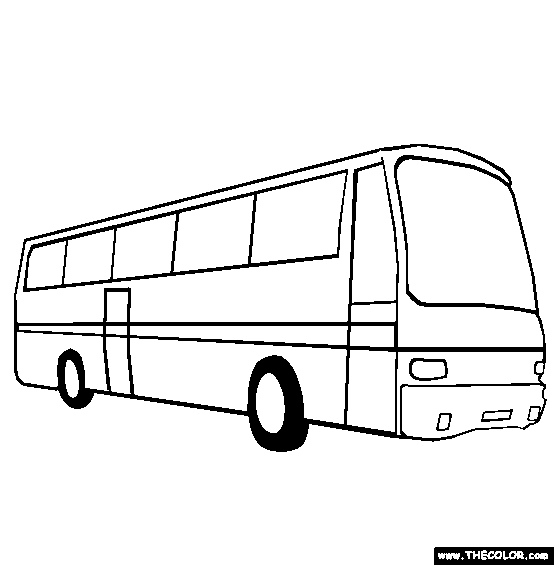 Tour Bus Drawing
