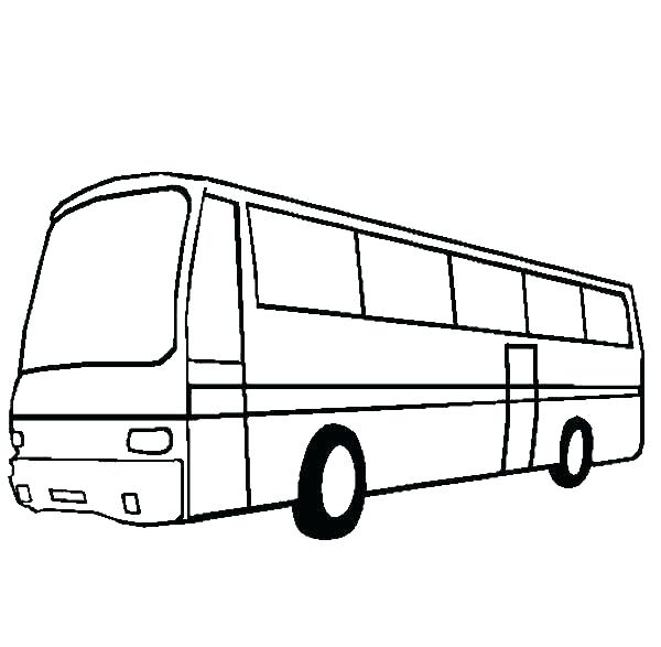 600x587 Coloring Pages Of Bus Coloring Pages City Bus