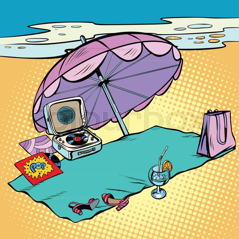 800x800 Beach Holidays, Tourism And Travel Stock Vector Colourbox