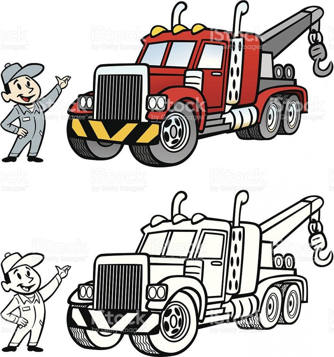 1150x1228 Best Free Cartoon Tow Truck Vector Drawing Soidergi