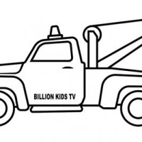 200x200 Tow Truck Coloring Sheets Murderthestout