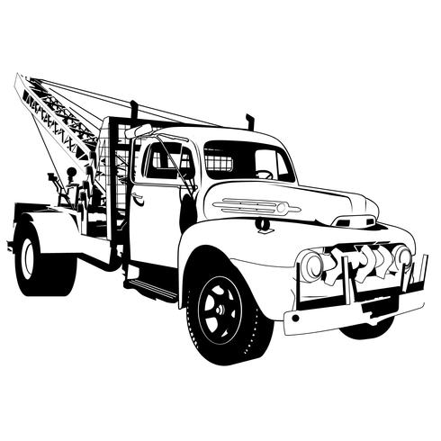 490x490 Tow Truck Vector