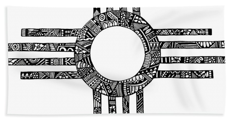 967x500 Zia Beach Towel For Sale