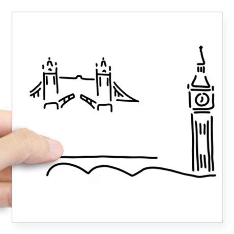 460x460 London Bridge Stickers