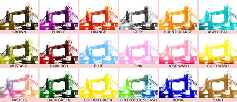 480x208 Tower Bridge London City Skyline Print Landscape Poster Feature