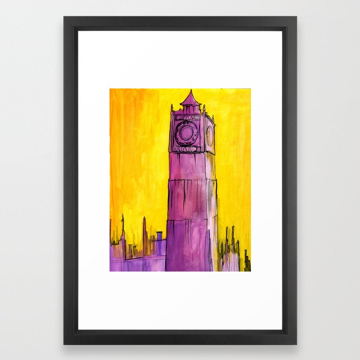 700x700 London Framed Art Print