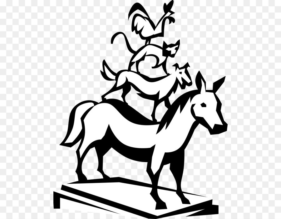 900x700 Horse, White, Cartoon, Transparent Png Image Clipart Free Download