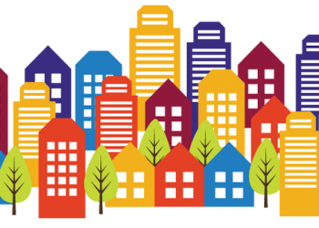 350x250 Collection Of Free Town Drawing Colorful Download On Ui Ex