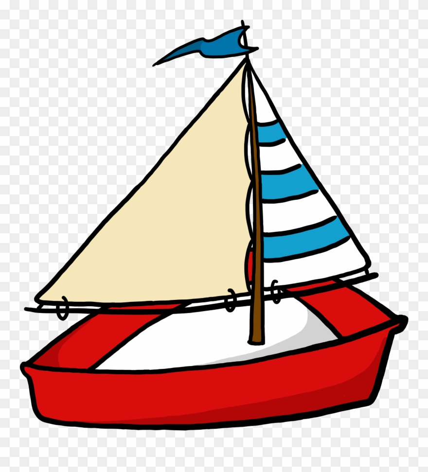 880x971 Toy Sailboat Clipart