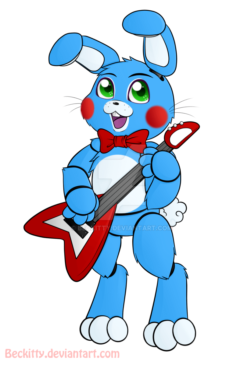 800x1199 White Toy Bonnie Drawing