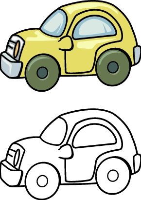 290x410 Toy Car Coloring Pages Printables For Kids Crafts Car Colors