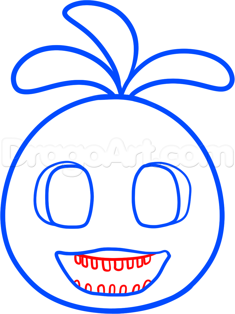930x1241 How To Draw Toy Chica Easy, Step
