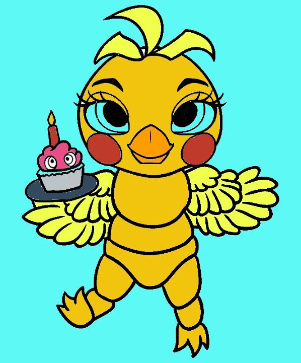 598x721 Toy Chica Drawing Five Nights At Freddy's Amino