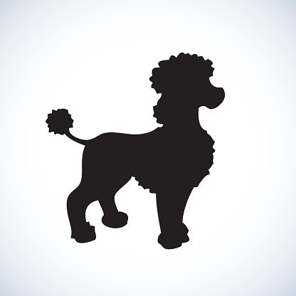 416x416 Vector Outline Purebred Dogs And Mongrels Premium Clipart