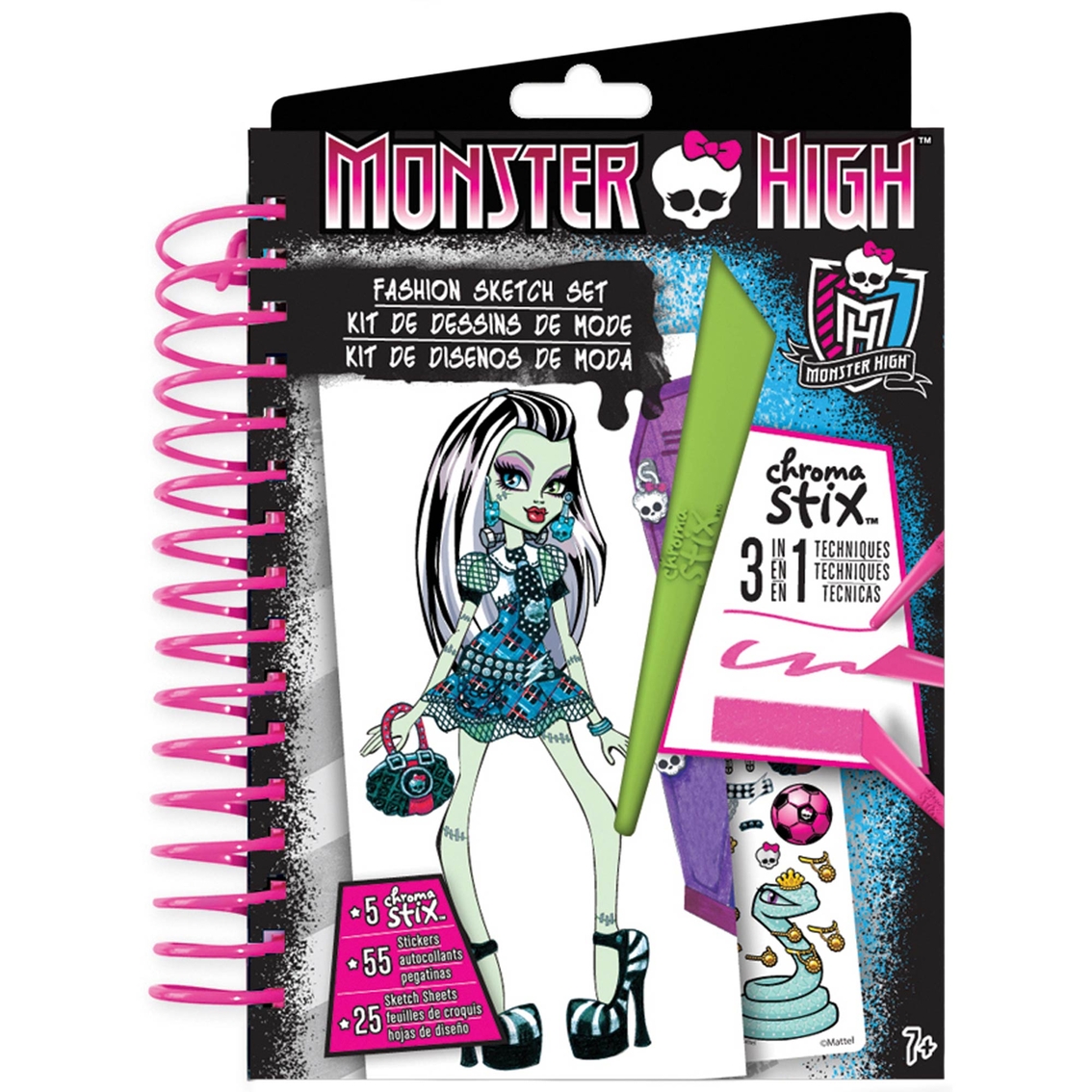 1134x1134 Fashion Angels Monster High Mini Sketch Book Drawing Coloring