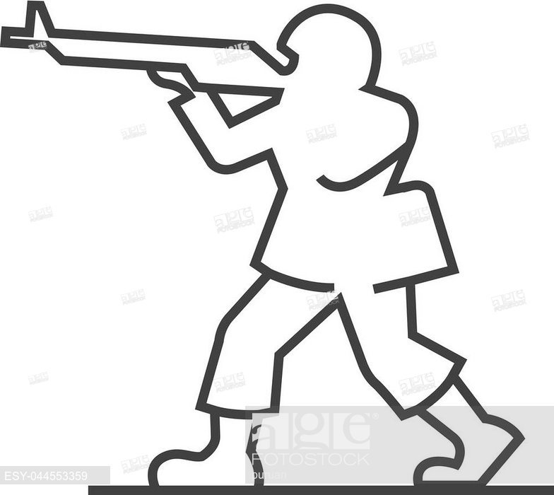 784x700 Toy Soldier Line Icon Stock Photos And Images Age Fotostock