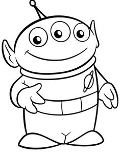 Toy Story Alien Drawing | Free download on ClipArtMag