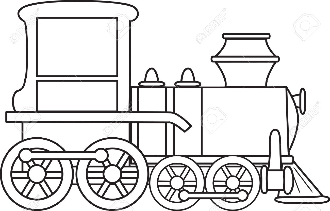 1300x831 Huge Collection Of 'cartoon Train Drawing' Download More Than