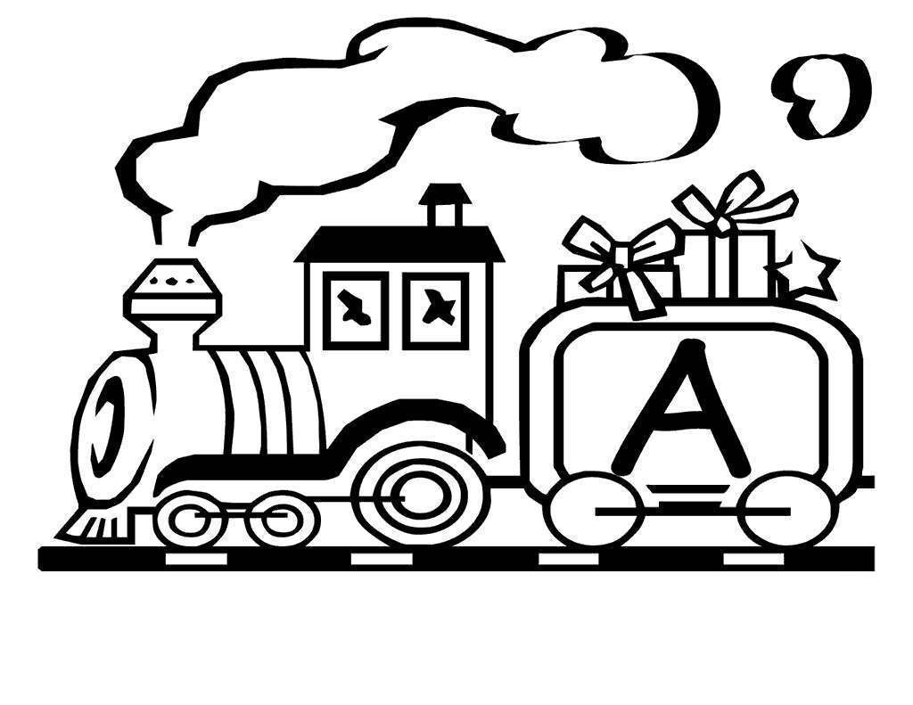 1024x791 Toy Trains Coloring Pages Train Christmas