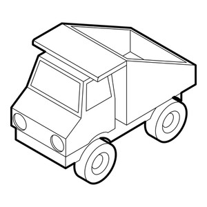 300x300 Toy Truck Royalty Free Vectors
