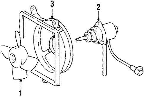 485x328 Genuine Oem Cooling Fan Parts For Toyota Camry Le