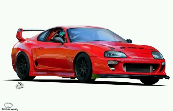 700x450 My Drawing Of The Toyota Supra! Follow