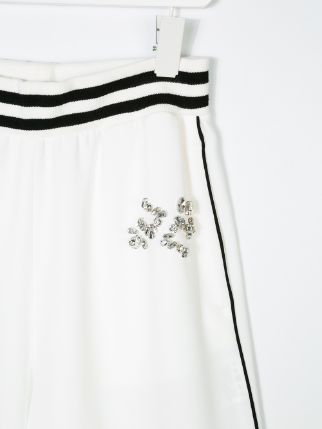 322x429 Elisabetta Franchi La Mia Bambina Teen Contrast Trim Embellished