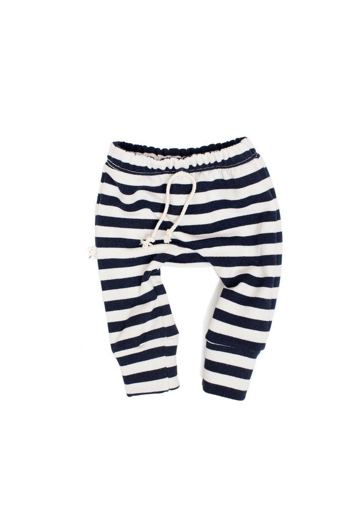 683x1024 Gusset Pants In 'navy Stripe' Childhood Clothing Monochrome
