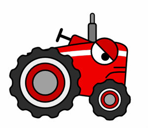 300x260 Cute Cartoon Tractor Tutorial Inkscape Tutorials Blog