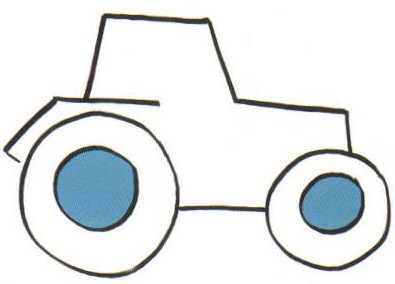 395x284 How To Draw A Tractor