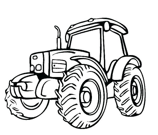 605x517 Printable Tractor Coloring Pages Tractors Free John