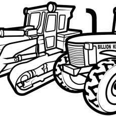 230x230 Stunning Tractor Coloring Pages Images