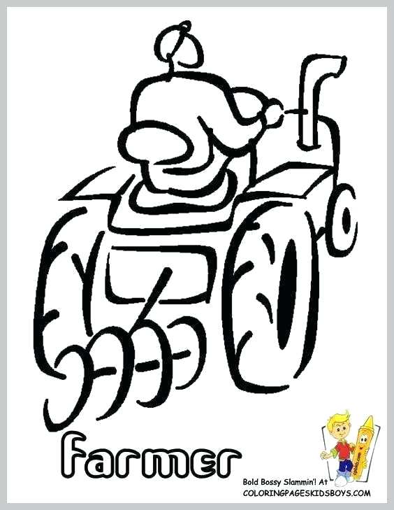 564x729 Tractor Coloring Pages Tractor Coloring