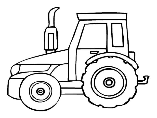 640x480 Drawn Tractor Easy Draw