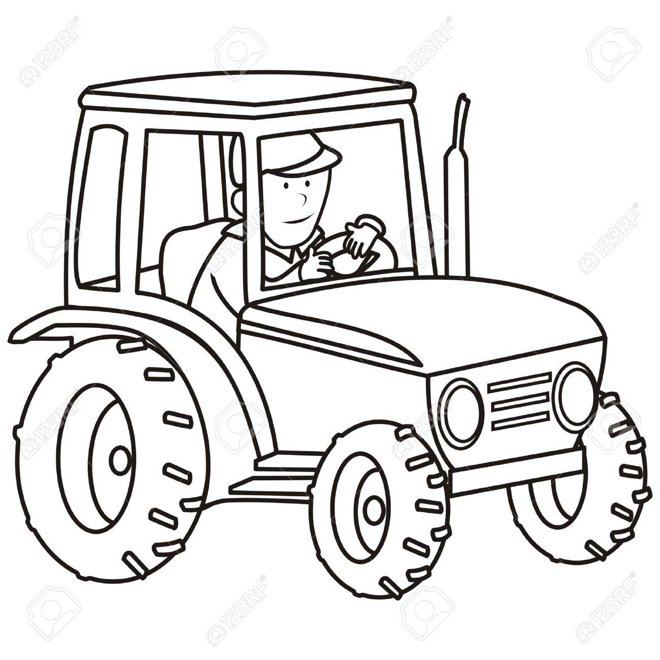 1300x1300 Tractor Coloring Book Printable Pages To Download Gallery Epic