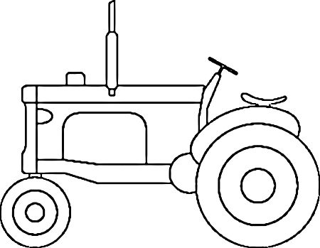 450x349 Tractor Coloring