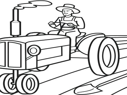 440x330 Coloring Pages Of John Deere Tractor
