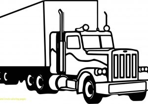 300x210 Tractor Semi Truck Line Drawing Trailer Coloring Pages