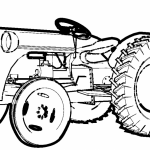 150x150 Tractor Outline Drawing Tractor Drawing Outline At Getdrawings