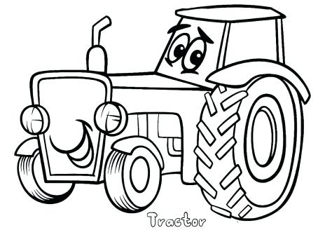 474x338 Tractor Coloring Pages Color For Kids